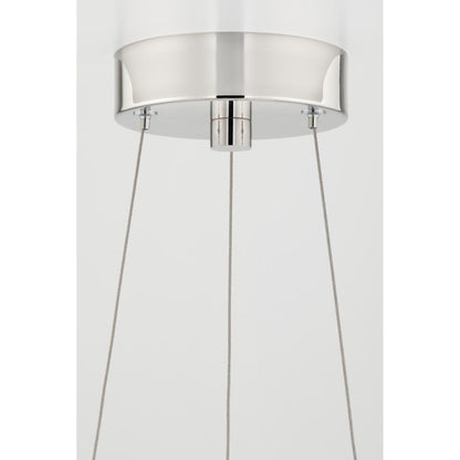 Eastport 1-Light Chandelier in Aged Brass 36L x 36W x 1.75H