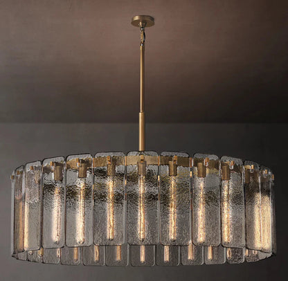 Calamette Circular Glass Chandelier 48"