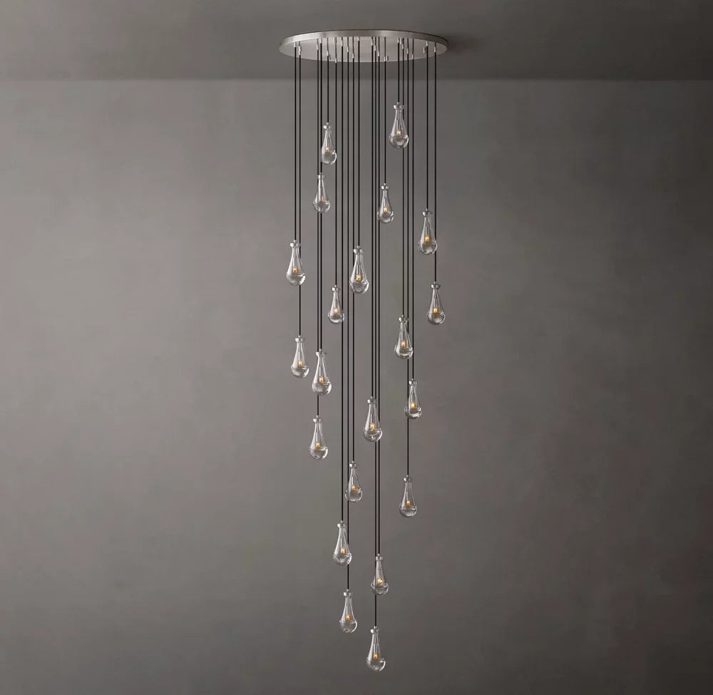 Rain Round Chandelier 47"