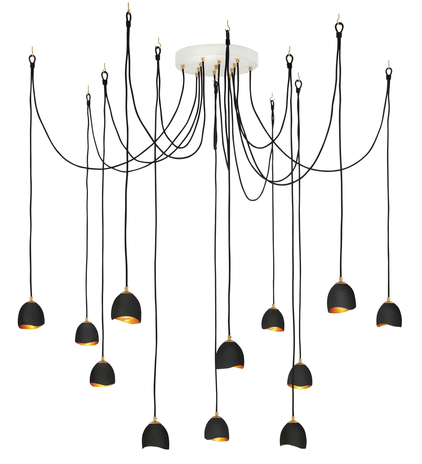 Nula 12 Light 60" Wide Lisa McDennon Multi Light Pendant