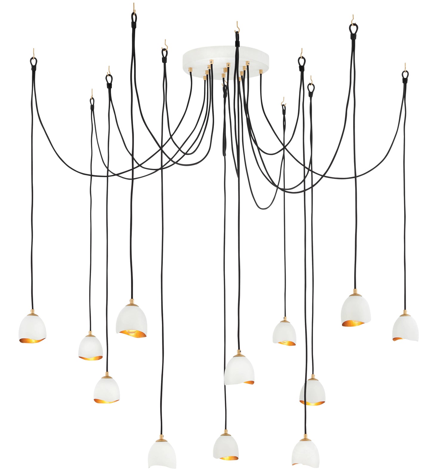 Nula 12 Light 60" Wide Lisa McDennon Multi Light Pendant