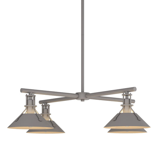 Henry Outdoor 4-Light Pendant 4-Light in Coastal Burnished Steel