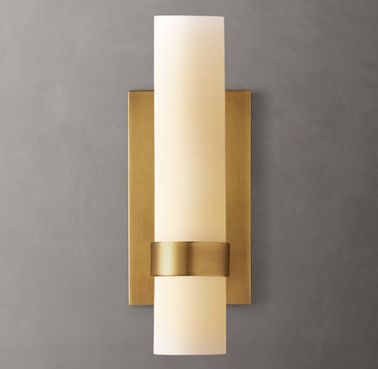 Ravelles Opal Milk Wall Sconce 12"