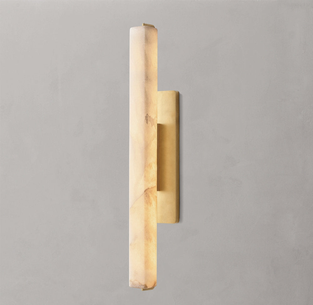 Audubon Alabaster Single Wall Sconce