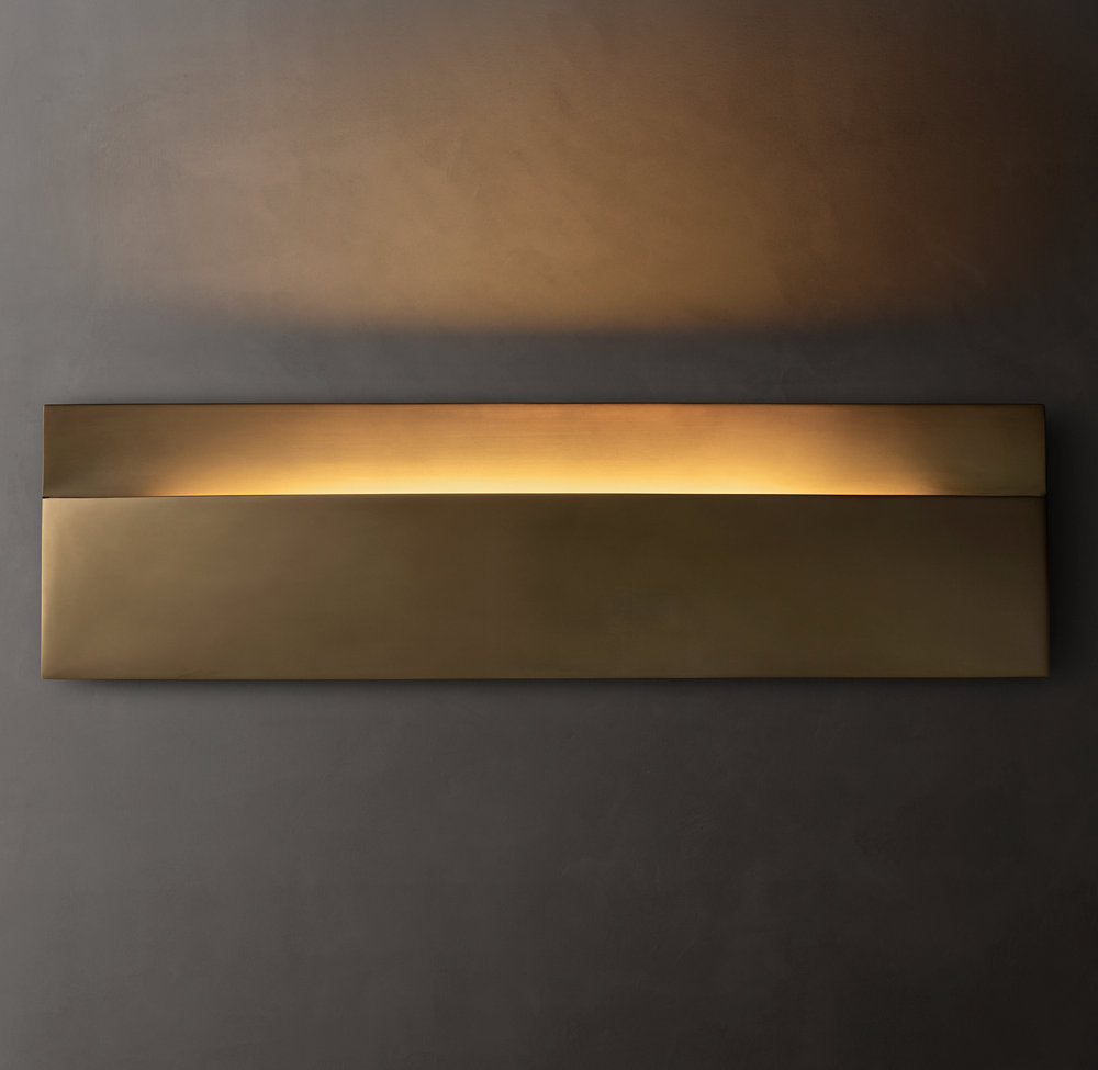 Taza Wide Rectangular Wall Sconce