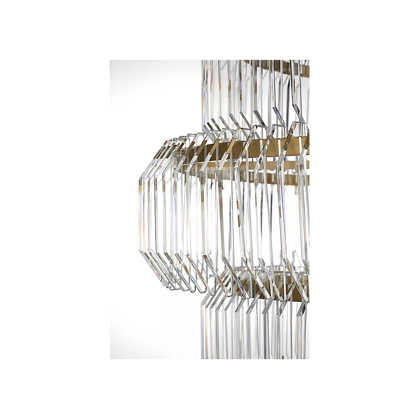 Killarney 32" Layered Drum Chandelier
