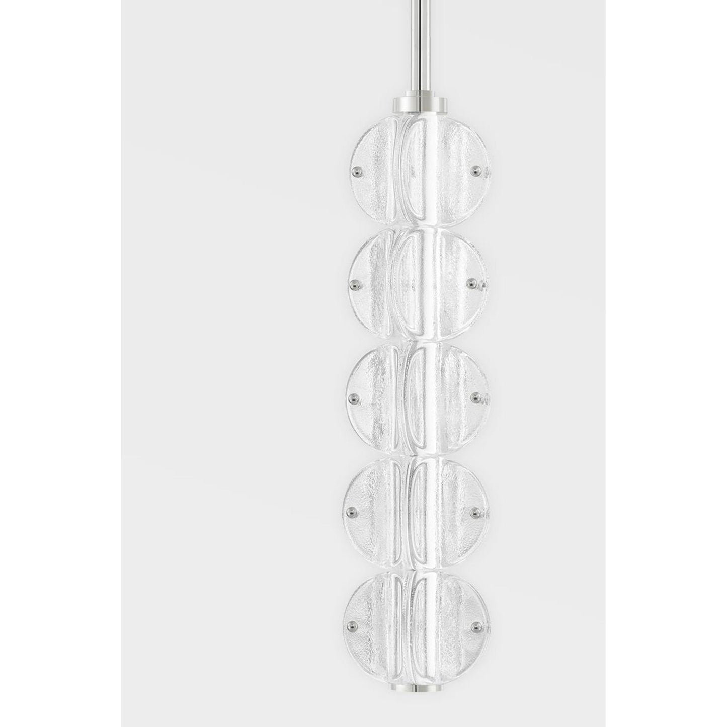 Lindley 1-Light Chandelier in Polished Nickel 40L x 40W x 4.625H