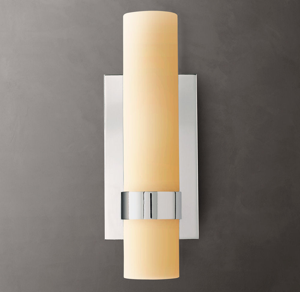 Ravelles Milk Glass Wall Sconce