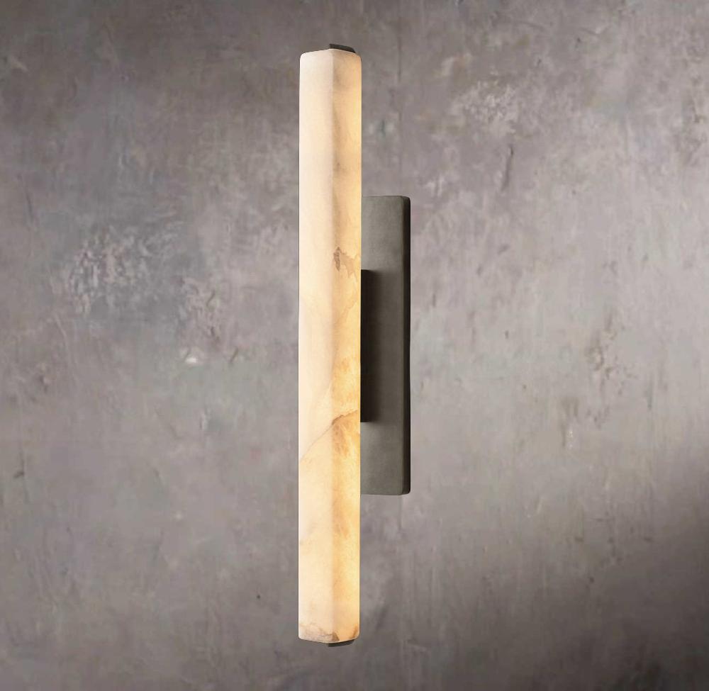 Audubon Alabaster Single Wall Sconce