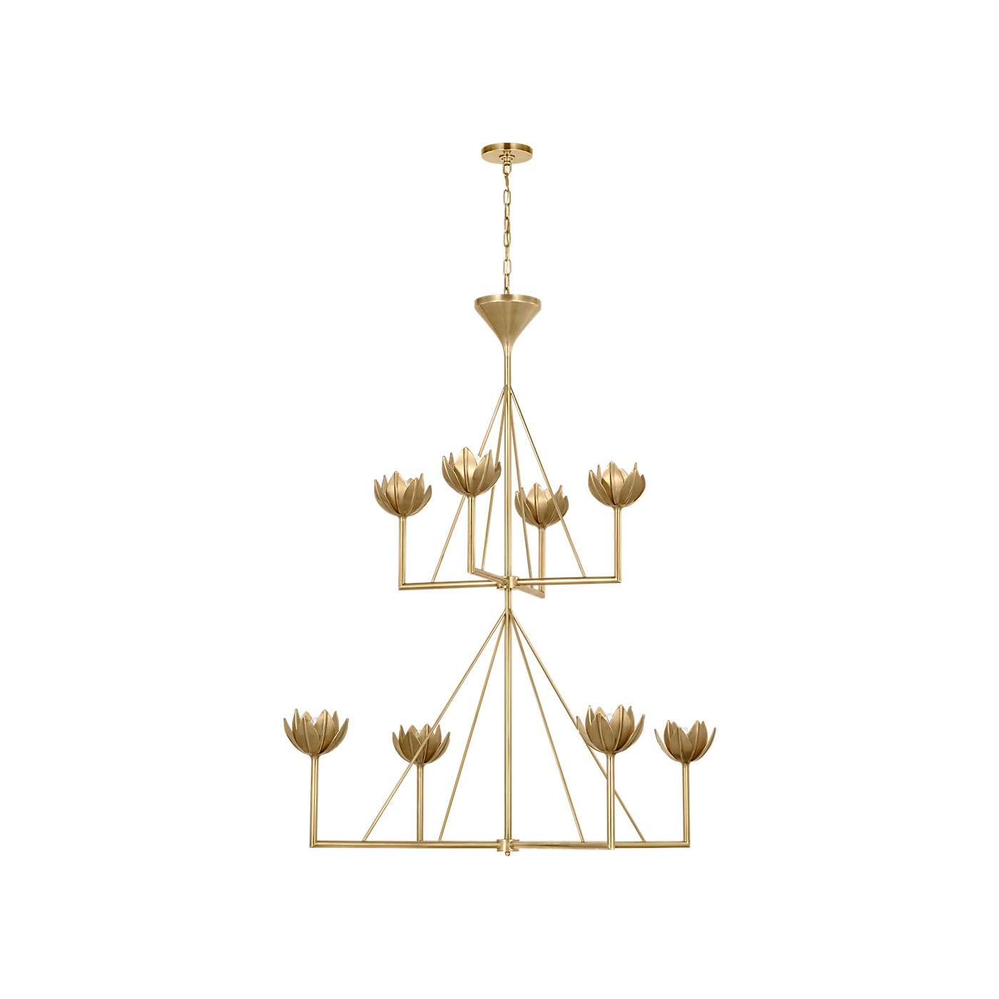 Alberto Large Two Tier Chandelier