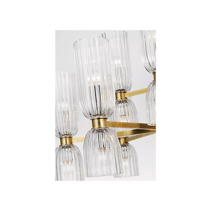 Asalea Medium Two-Tier Chandelier