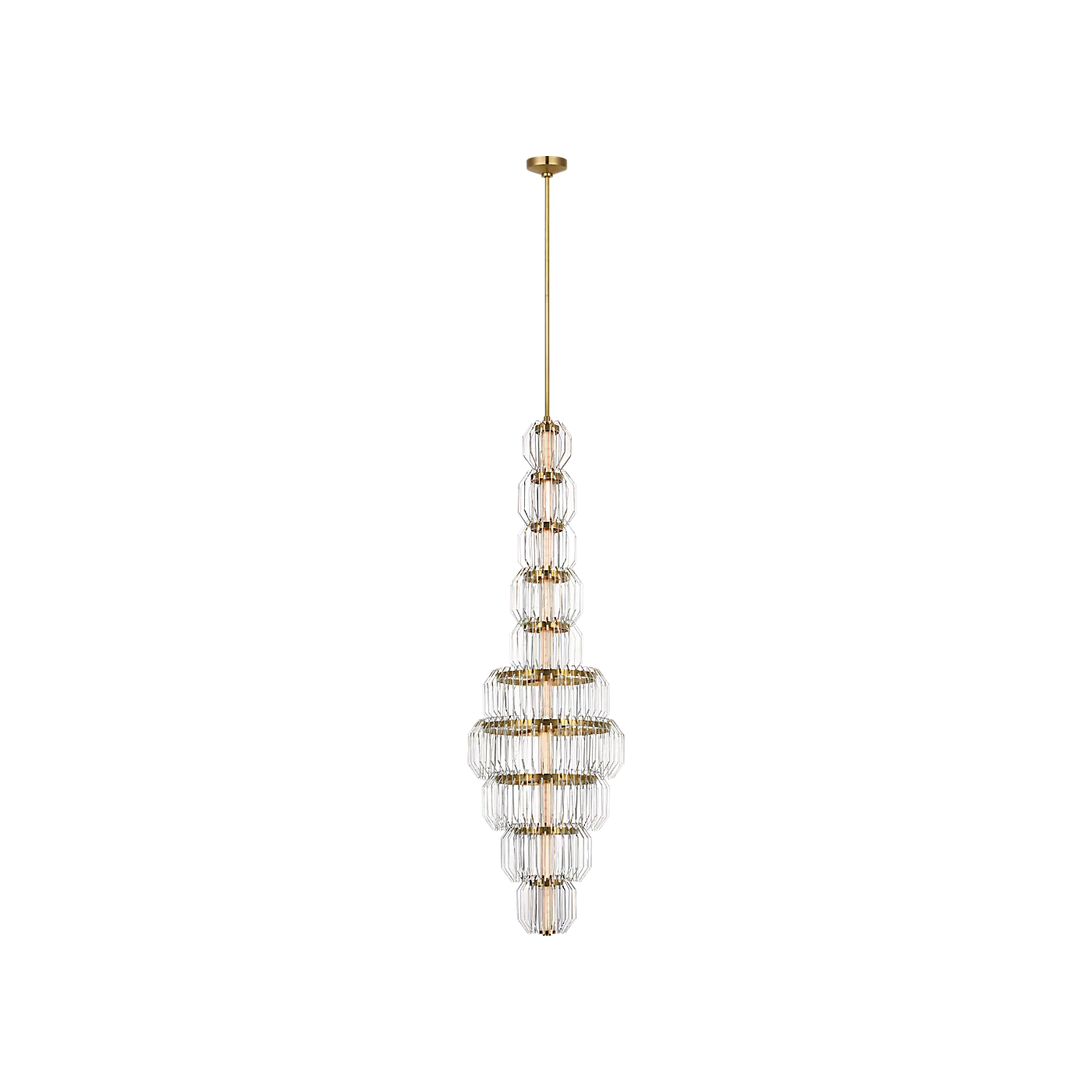 Killarney 19" Layered Entry Chandelier