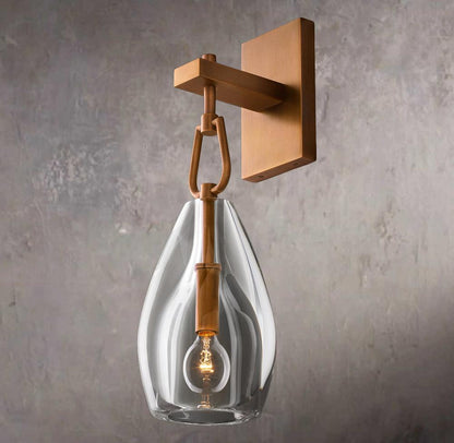 Botanical Fluted Wall Sconce