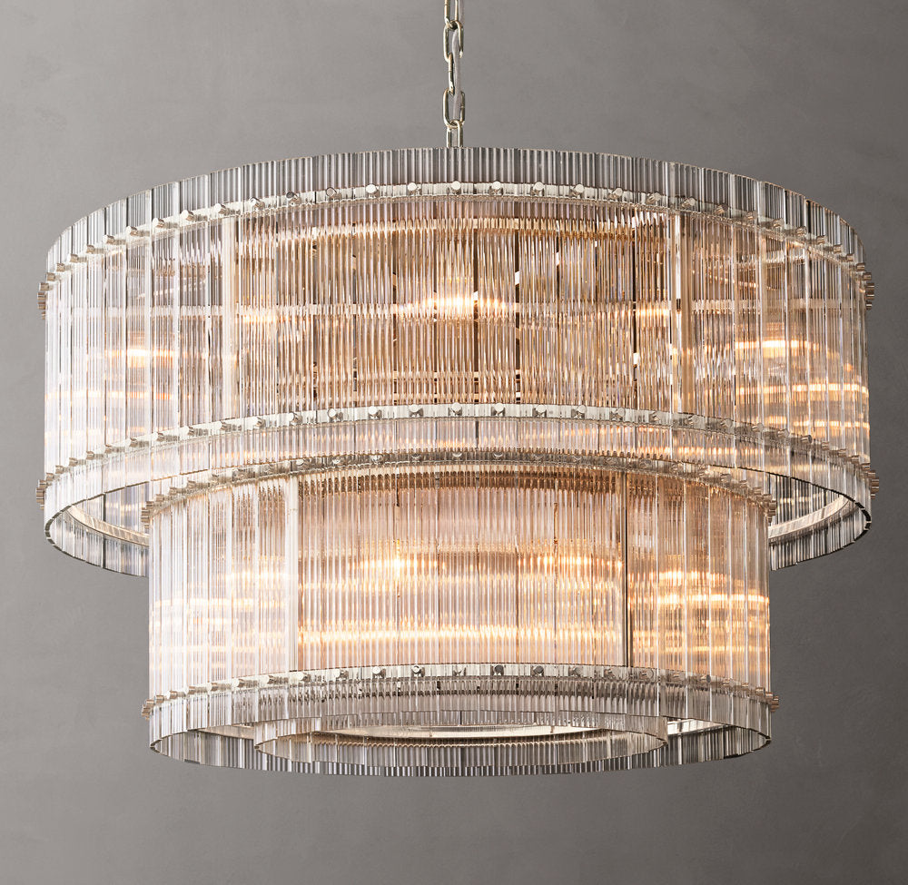 San Marco Two-Tier Round Chandelier 48"