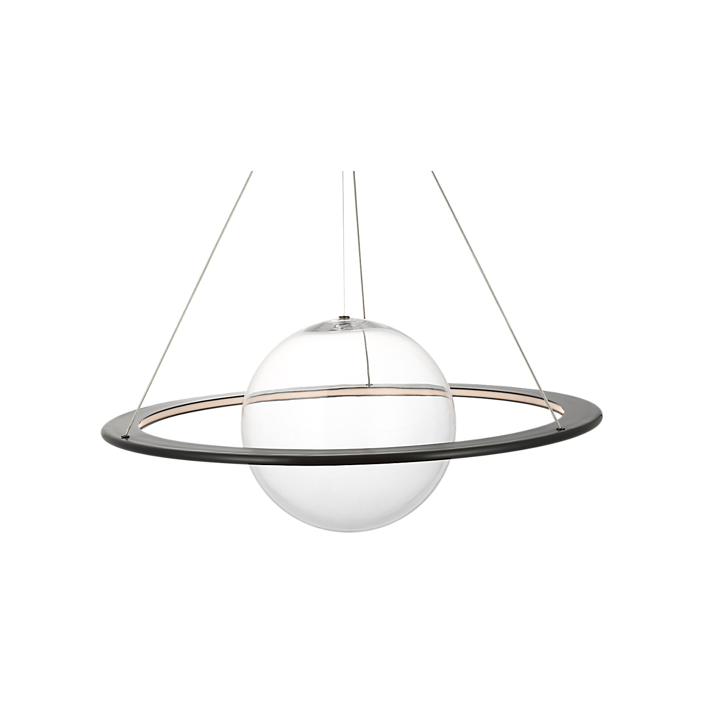 Cosmos 28" Ring and Orb Chandelier