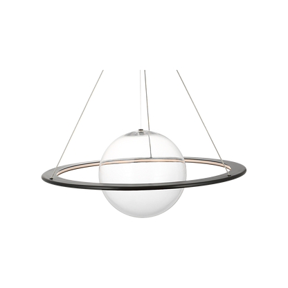 Cosmos 28" Ring and Orb Chandelier