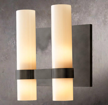 Ravelle Opal Glass Twin Wall Sconce