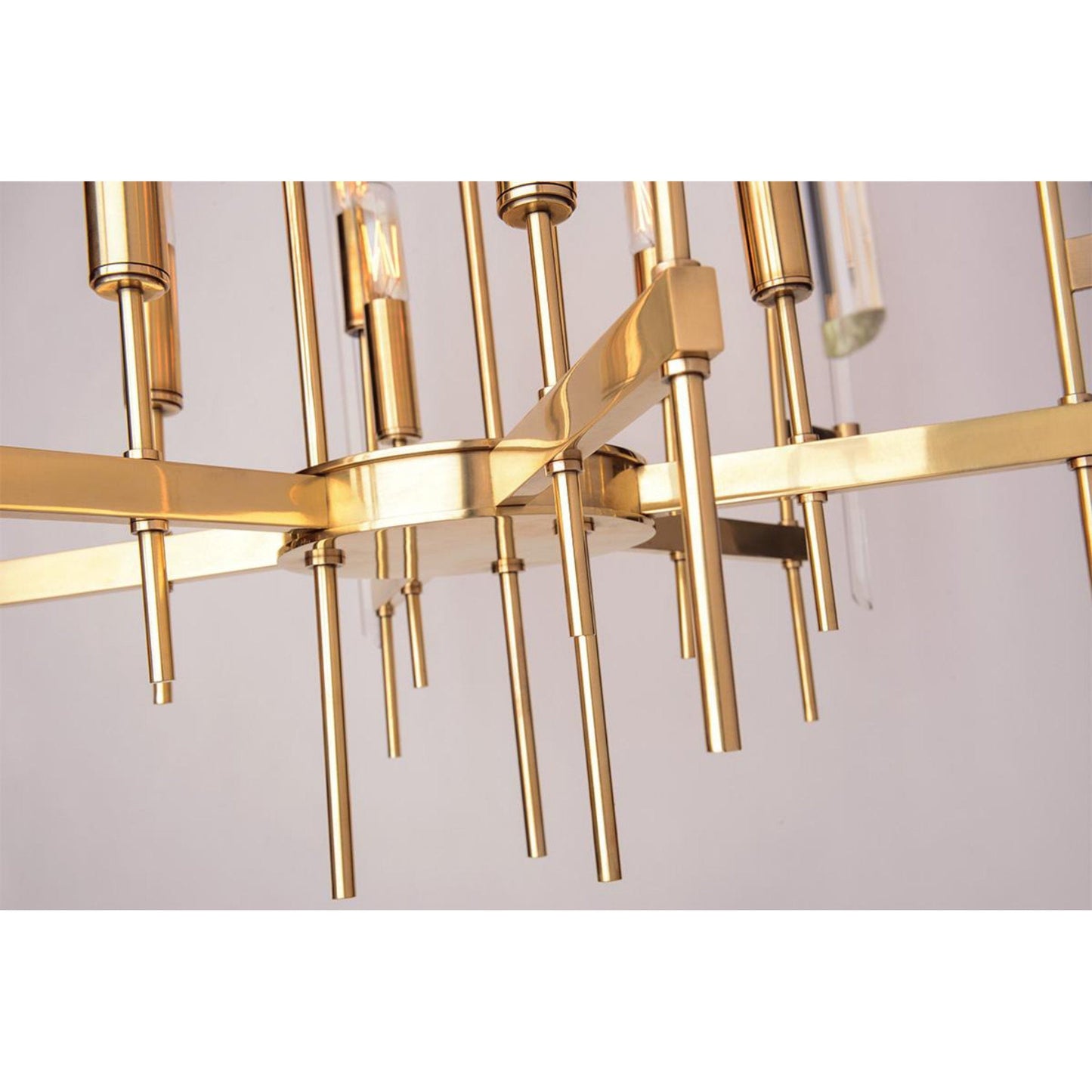 Bari 12-Light Chandelier in Polished Nickel 24L x 24W x 26.5H