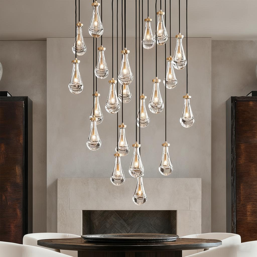 Raindors Round Chandelier 60"
