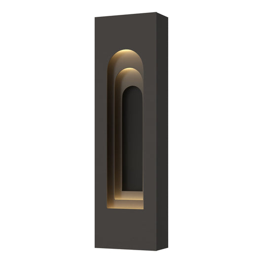 Procession Arch Small Outdoor Sconce 2-Light Coastal Black Accent in Coastal Oil Rubbed Bronze