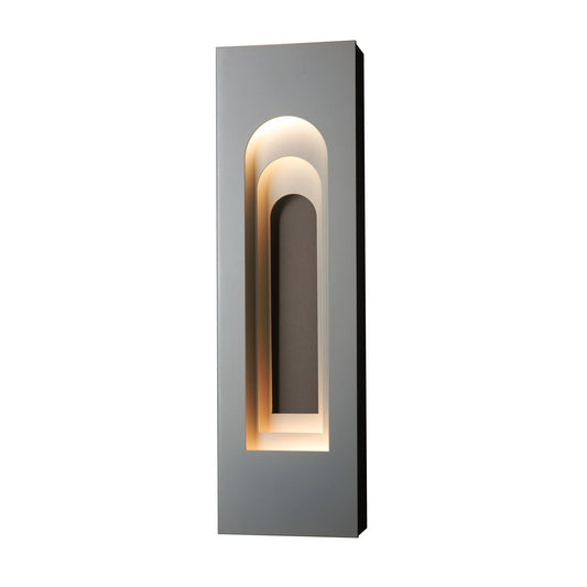 Procession Arch Small Outdoor Sconce 2-Light Coastal Oil Rubbed Bronze Accent in Coastal Burnished Steel