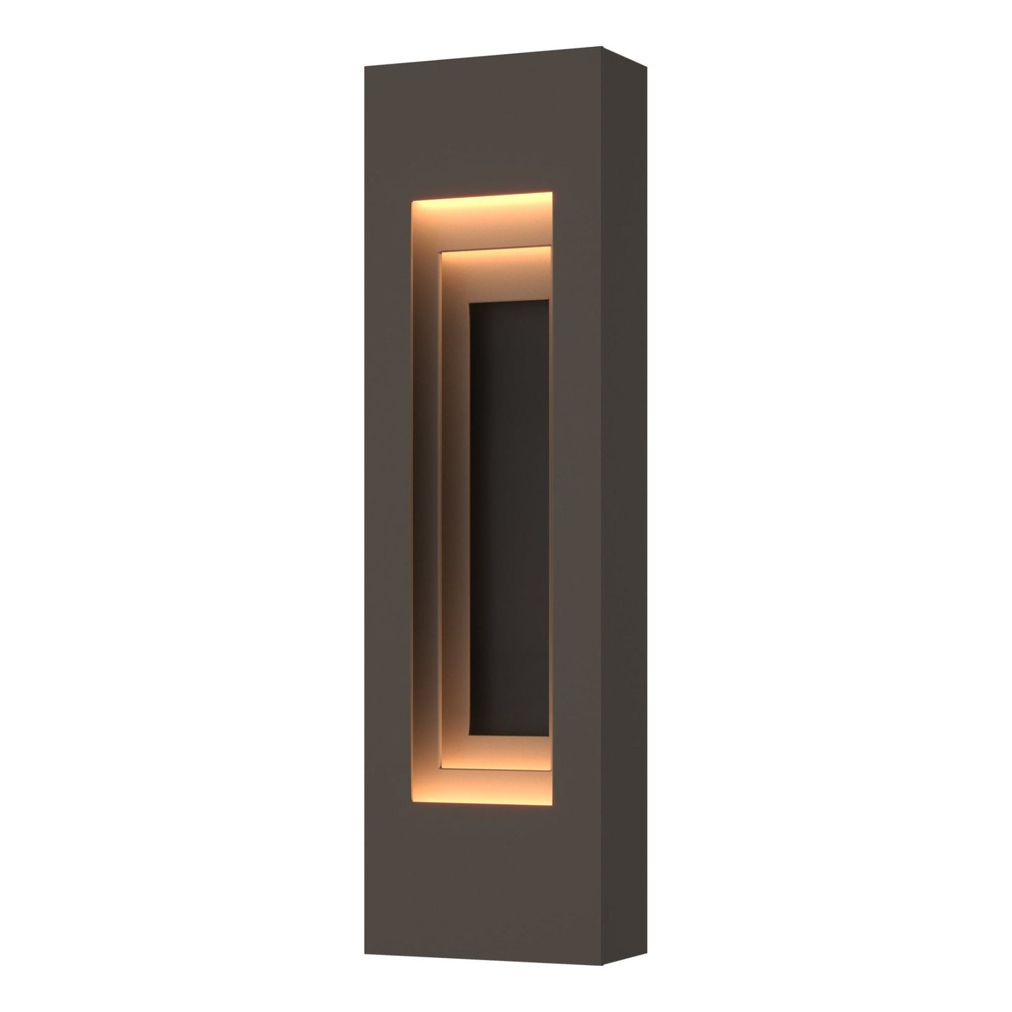 Procession Small Outdoor Sconce 2-Light Coastal Black Accent in Coastal Dark Smoke