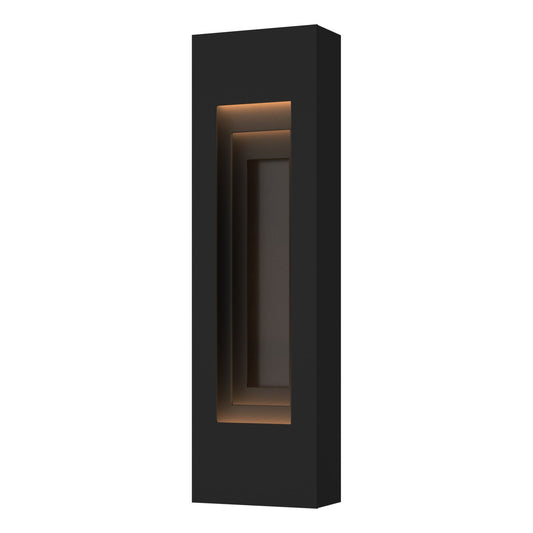 Procession Small Outdoor Sconce 2-Light Coastal Oil Rubbed Bronze Accent in Coastal Black