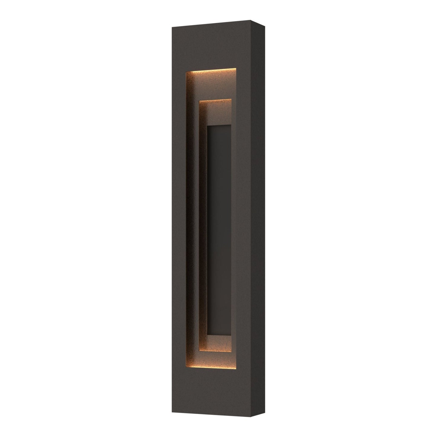 Procession Large Outdoor Sconce 2-Light Coastal Black Accent in Coastal Oil Rubbed Bronze