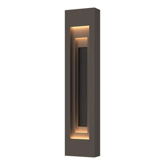 Procession Large Outdoor Sconce 2-Light Coastal Black Accent in Coastal Dark Smoke