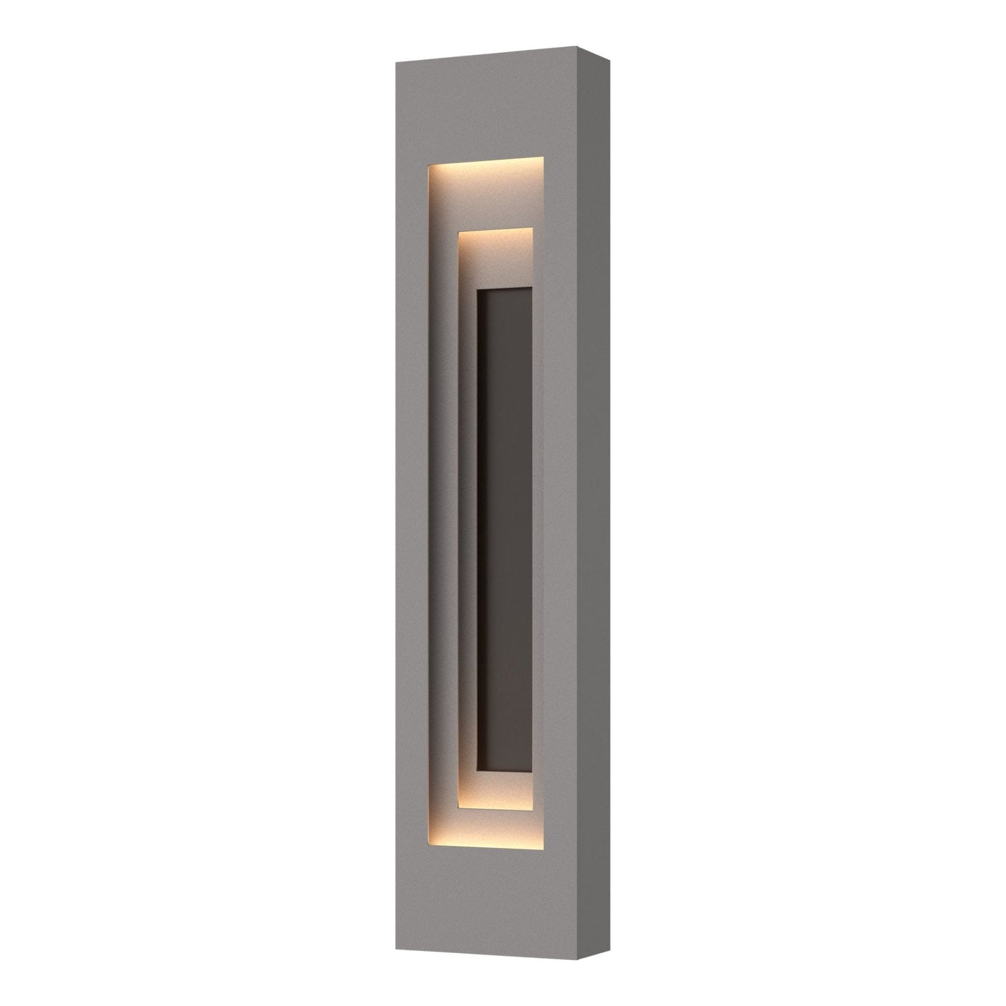 Procession Large Outdoor Sconce 2-Light Coastal Oil Rubbed Bronze Accent in Coastal Burnished Steel