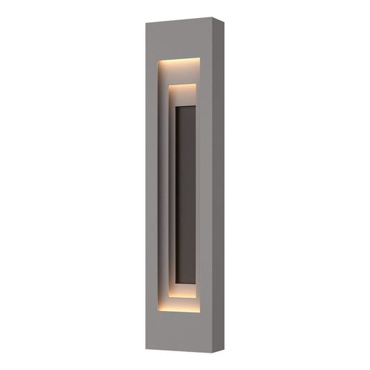 Procession Large Outdoor Sconce 2-Light Coastal Oil Rubbed Bronze Accent in Coastal Burnished Steel
