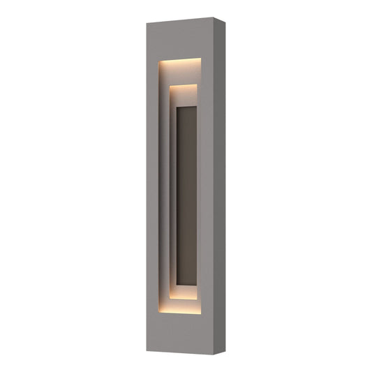 Procession Large Outdoor Sconce 2-Light Coastal Dark Smoke Accent in Coastal Burnished Steel