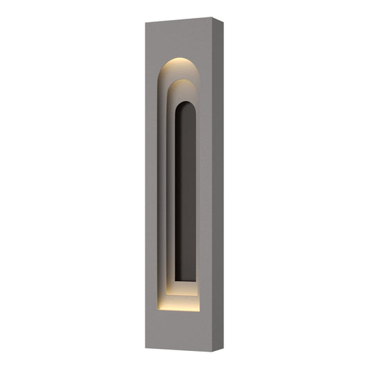 Procession Arch Large Outdoor Sconce 2-Light Coastal Oil Rubbed Bronze Accent in Coastal Burnished Steel