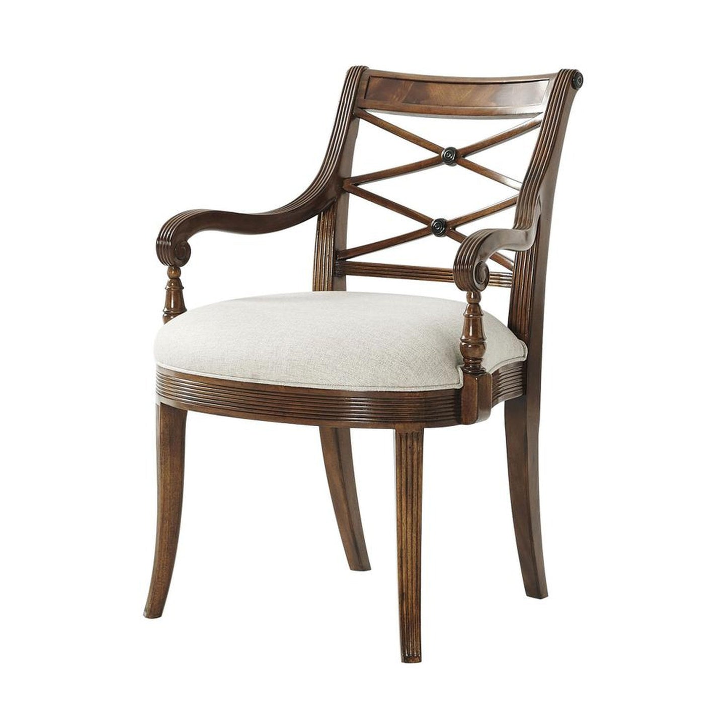 Theodore Alexander The Regency Visitor's Armchair - Set of 2