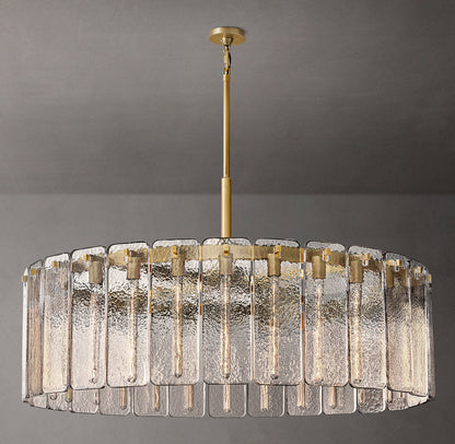 Calamette Circular Glass Chandelier 48"