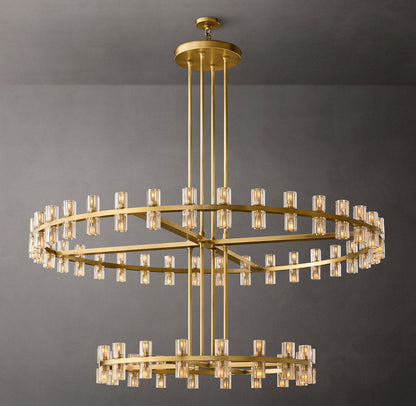 Arcachone Circular Two-Tier Chandelier 60"