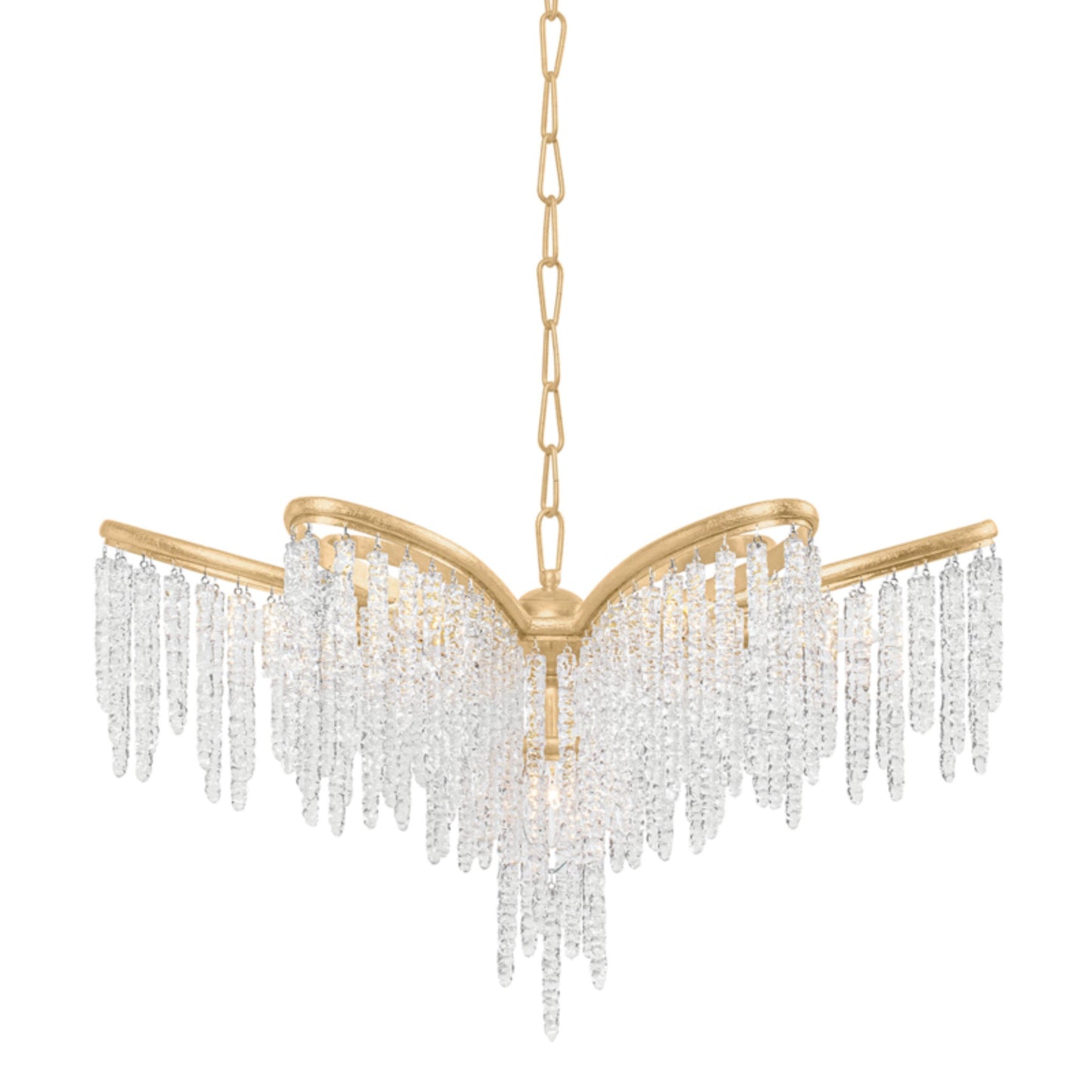 Pandora 5-Light Chandelier in Gold Leaf 22.25L x 22.25W x 18H