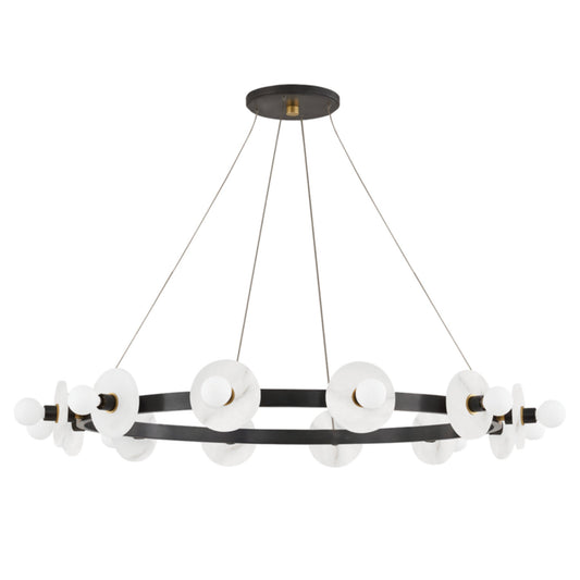 Austen 12-Light Chandelier in Aged Old Bronze 40L x 40W x 18H