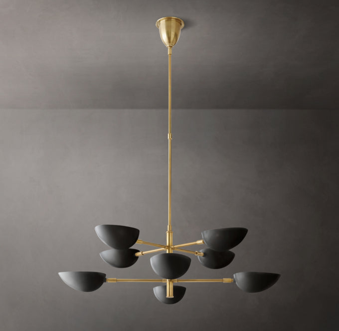 Graphic Chandelier 38"
