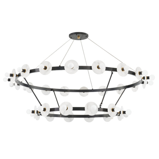 Austen 30-Light Chandelier in Aged Old Bronze 58L x 58W x 36.5H