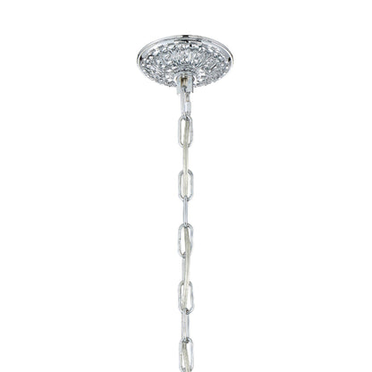 Maria Theresa 46'' Hand Cut Crystal Polished Chrome Chandelier Silver 46"W x 52"H x 46"D