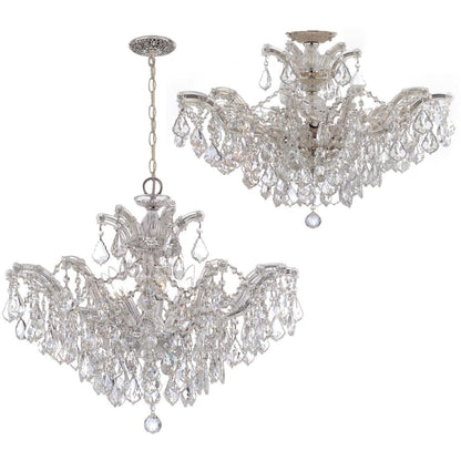Crystorama Lighting Group Maria Theresa 6 Light 27" Wide Crystal Chandelier with Swarovski Spectra Crystal Accents