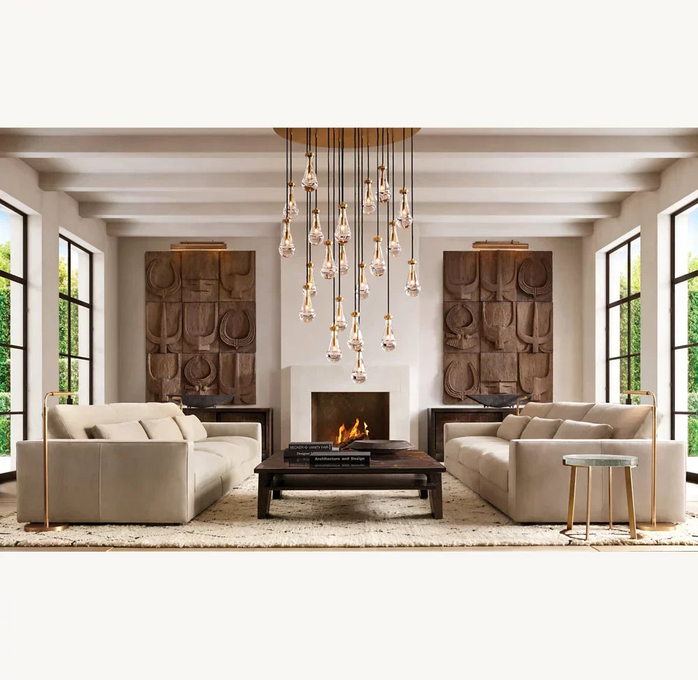 Rain Round Chandelier 47"