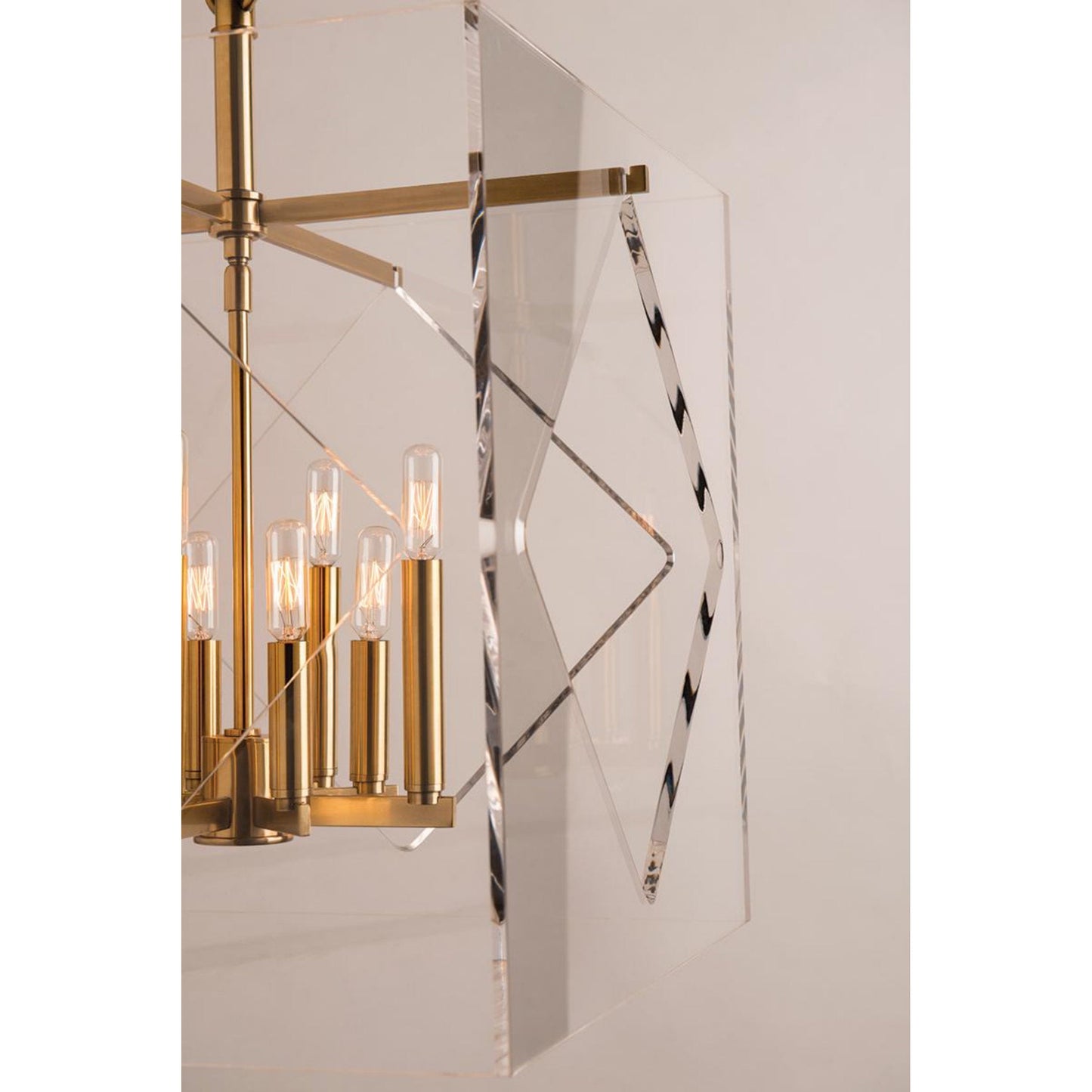 Travis 8-Light Chandelier in Aged Brass 20L x 20W x 26.5H