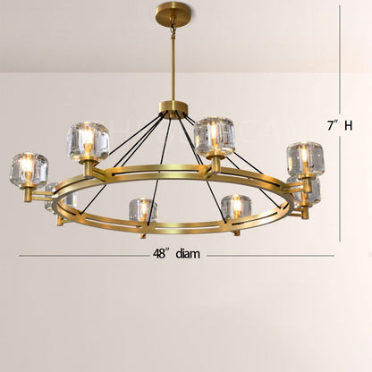 Sebendor Round Chandelier 48"
