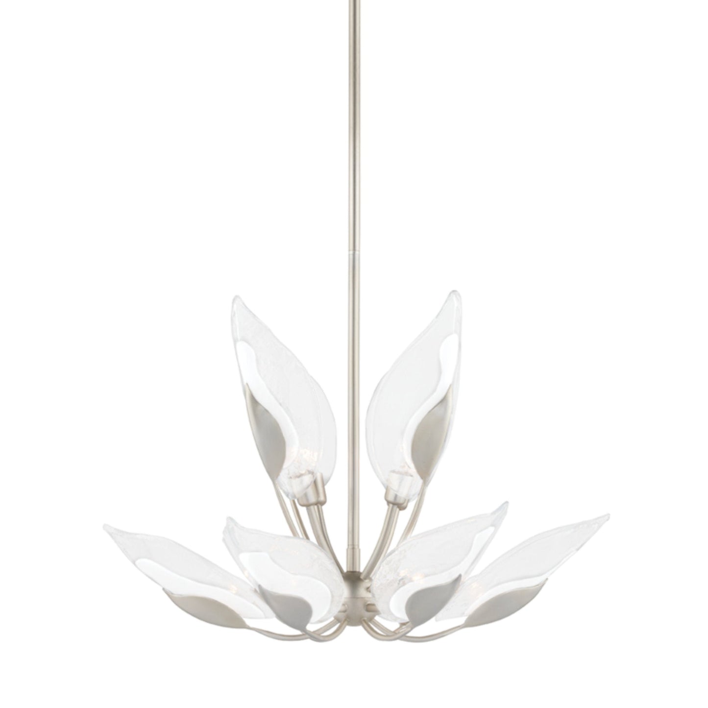 Blossom 10-Light Chandelier in Silver Leaf 29L x 29W x 18.75H