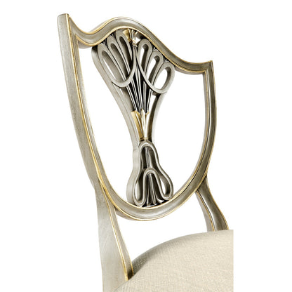 Jonathan Charles Buckingham Gilded Dining Side Chair (495819-SC-PBG-F200) - Set of 2