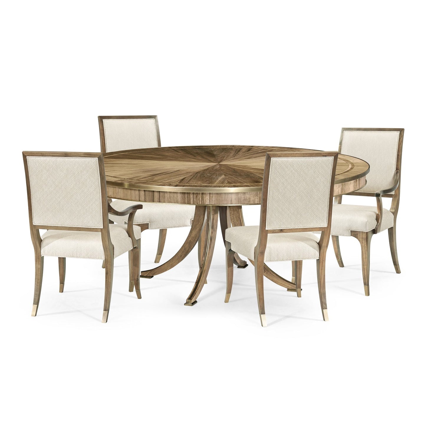 Jonathan Charles Hamilton Round Dining Table (496000-72L-PGA)