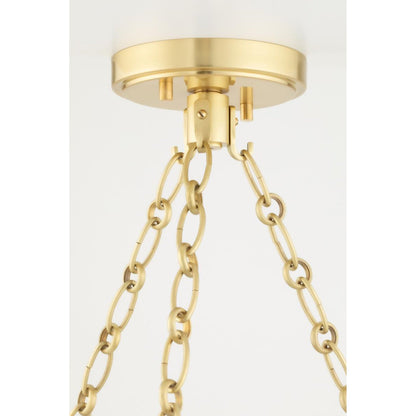 Gaines 4-Light Chandelier in Aged Old Bronze 22L x 22W x 5.75H