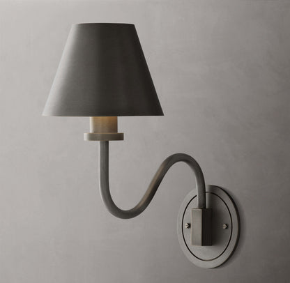 Clarences Curved Wall Sconce